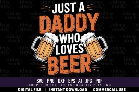 Beer Lover Dad SVG Funny Quote