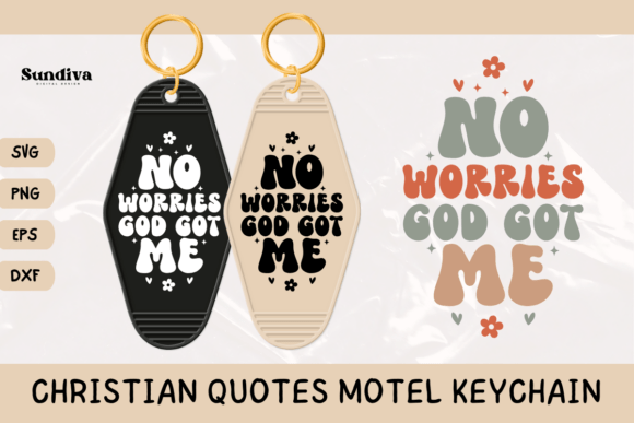 Christian Quote Motel Keychain SVG 11