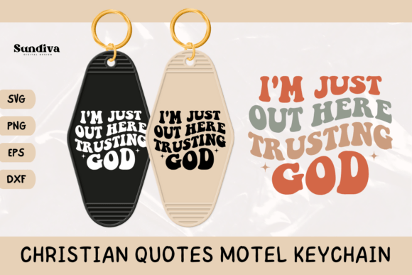 Christian Quote Motel Keychain SVG 16