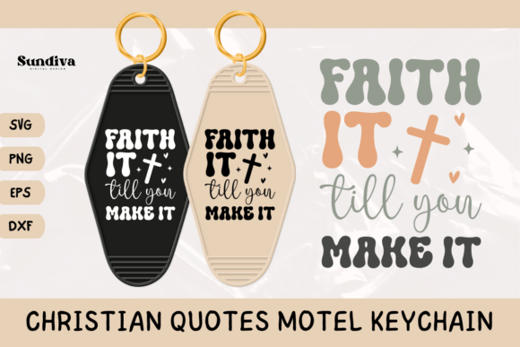 Christian Quote Motel Keychain SVG 26
