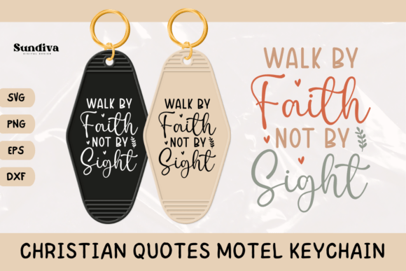 Christian Quote Motel Keychain SVG 34