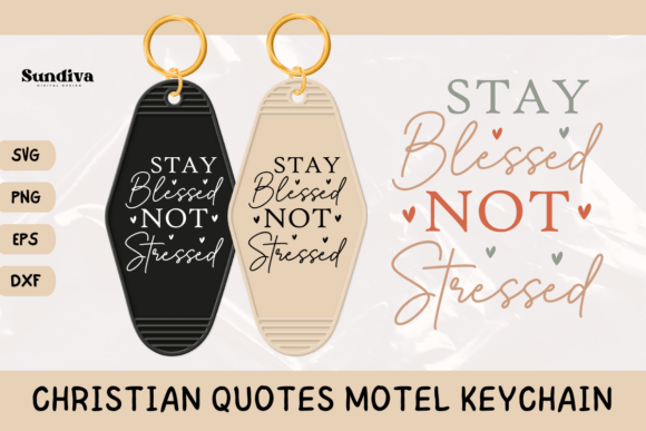 Christian Quote Motel Keychain SVG 4