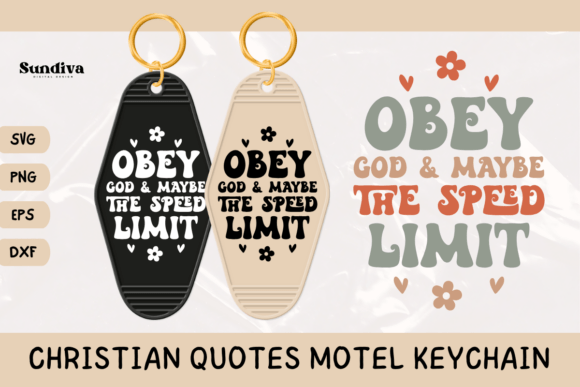 Christian Quote Motel Keychain SVG 8