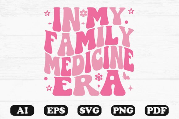 In My Family Medicine Era Pink Retro