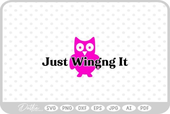 Owl Quote Bird Phrase SVG PNG DXF